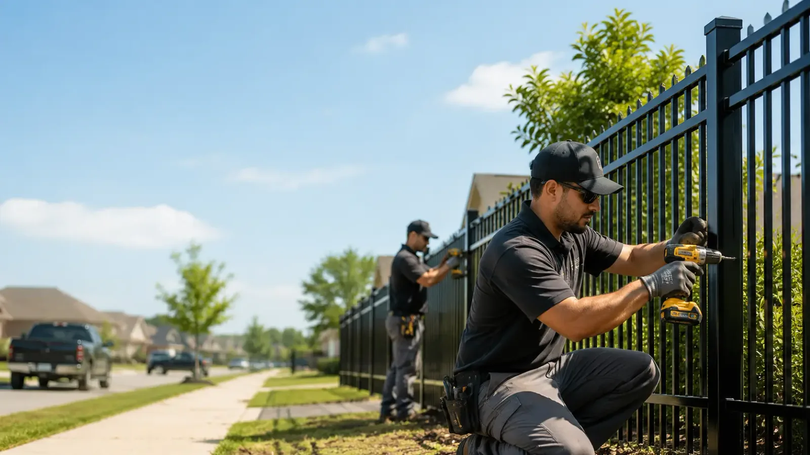 Metal Fence Installation in Huntertown, IN